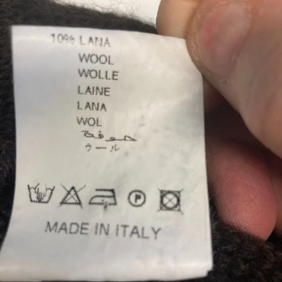 LA FEE MARABOUTEE Sz S Mohair Blend Duster Cascade High Low Sweater Cardigan - Picture 8 of 8